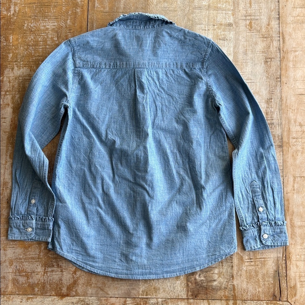 Crewcuts girls chambray shirt L(10-11) - Picture 6 of 6